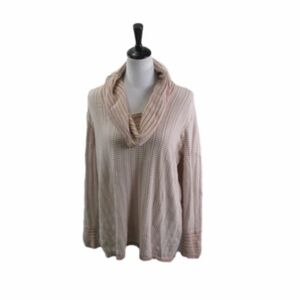 LAST CHANCE! Calvin Klein Cream Cowl Neck Sweater